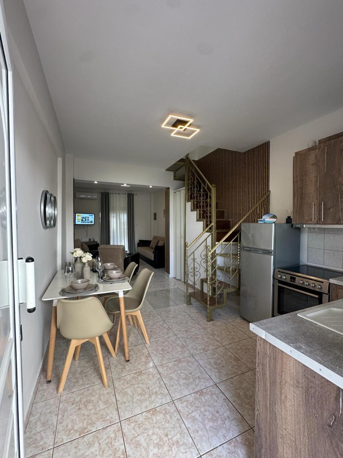 Meli Μaisonette Villa Pefkochori Bagian luar foto